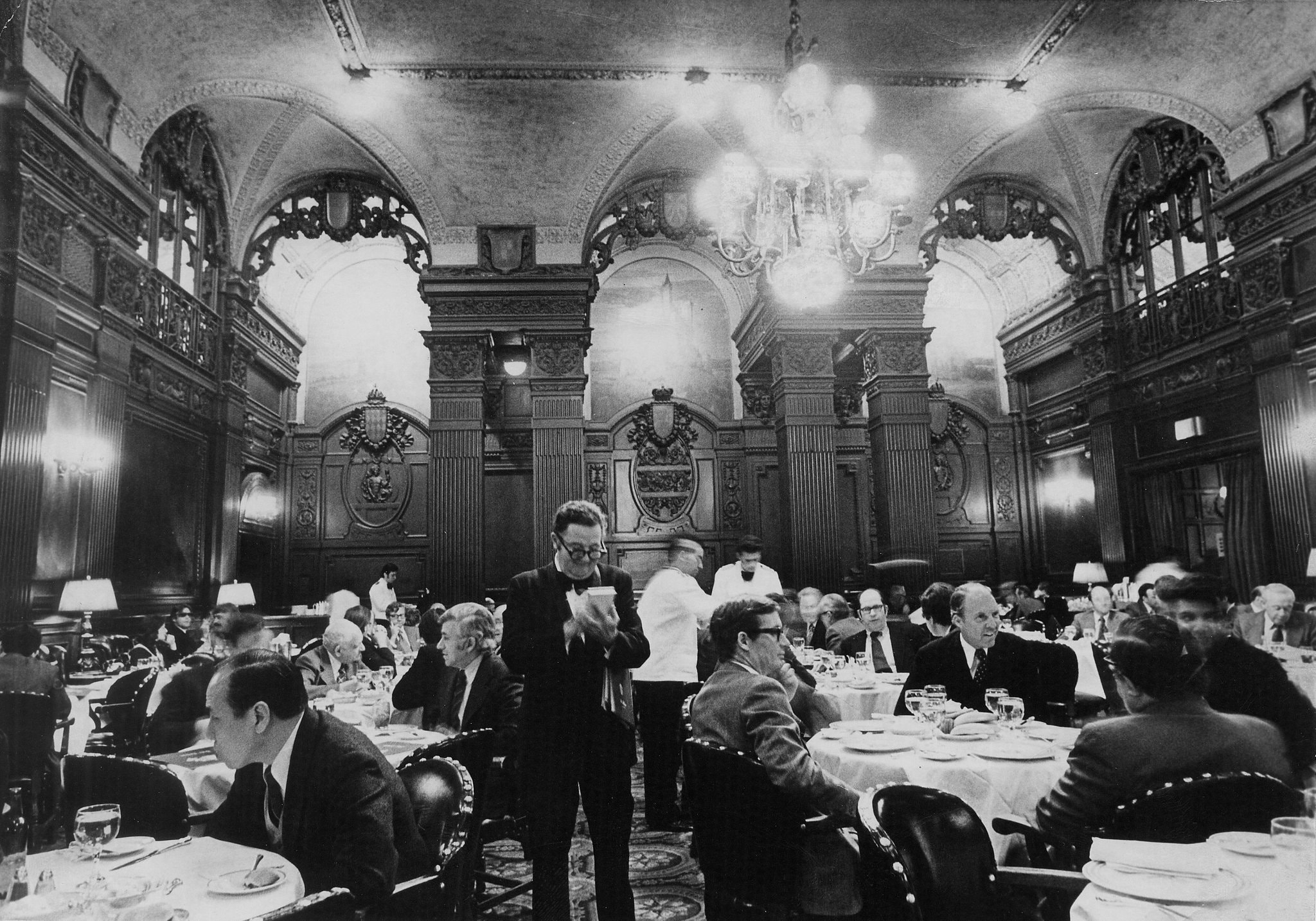 1974. Three-martini lunch, Plaza Hotel.